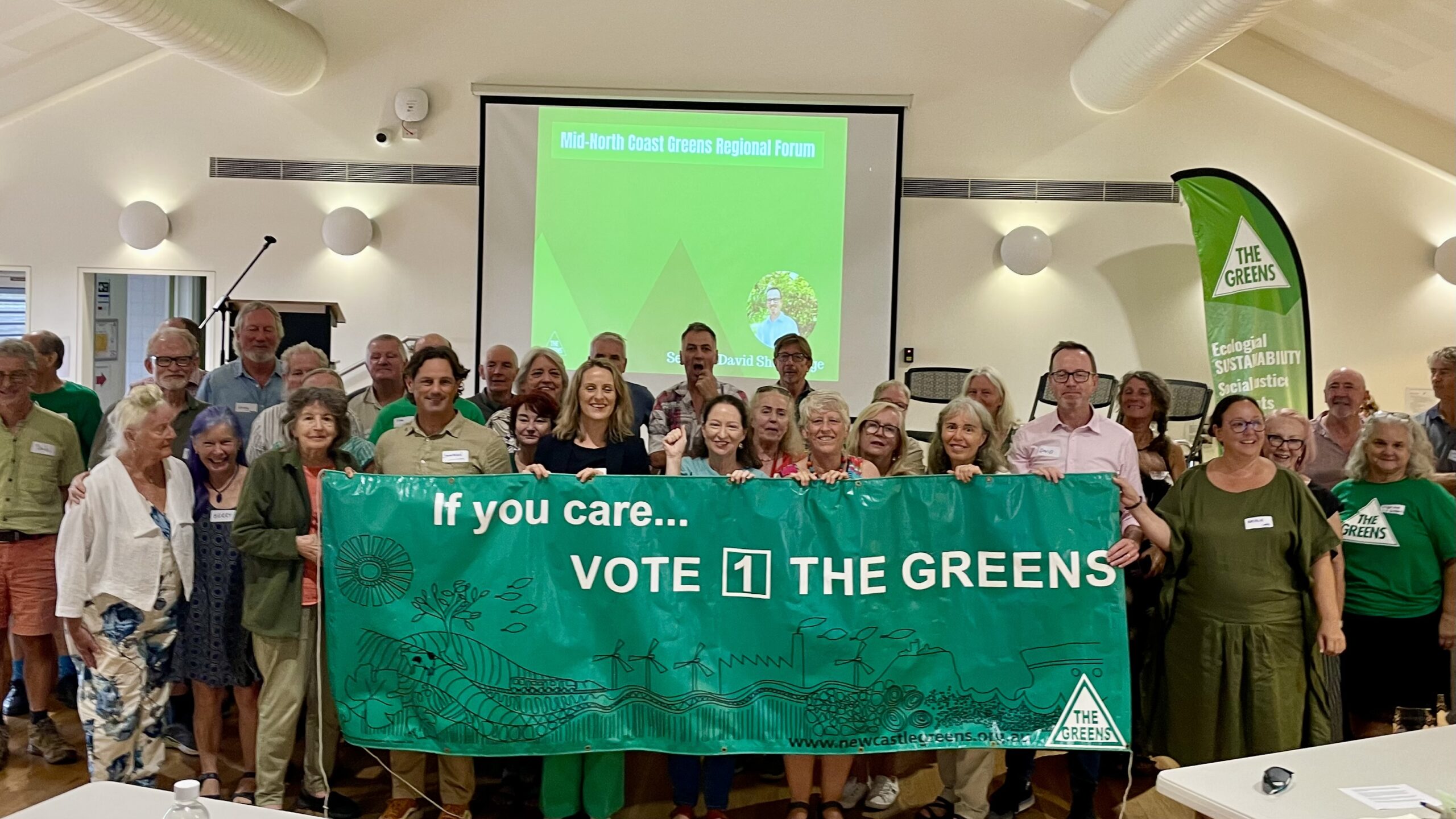 Mid North Coast Regional Greens Forum members Group Photo